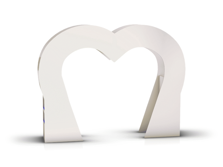 Arche publicitaire carton personnalisée - PLV UDS (variante 2)
