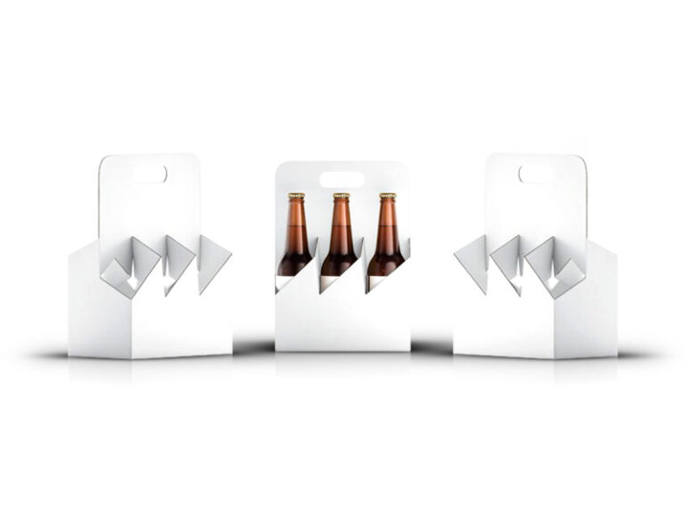 Pack porteur de bouteilles sur mesure - packaging UDS (variante 2)