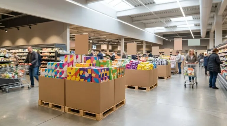 PLV en grande distribution : composer avec les contraintes des enseignes