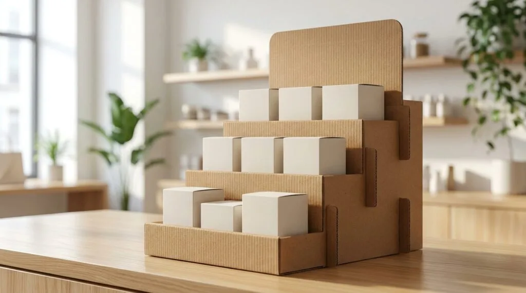 Présentoir carton sur mesure : les avantages pour vos lancements produit